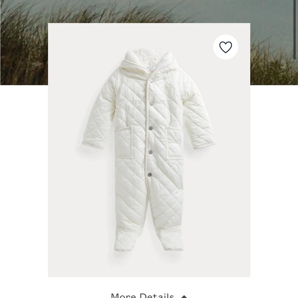 Ralph Lauren Polo Hooded Barn Bunting 6 mos months new - Picture 5 of 8